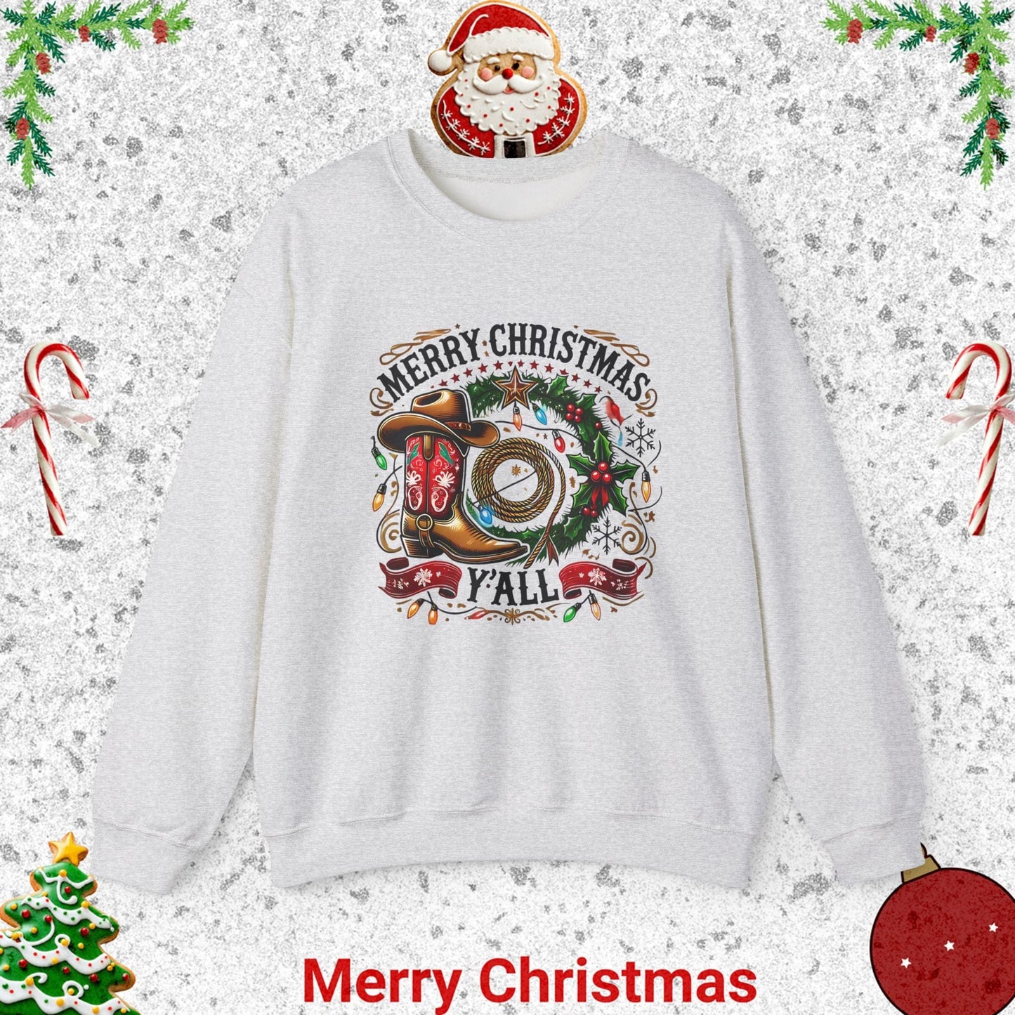 Unisex Heavy Blend™ Crewneck Sweatshirt -Merry Christmas