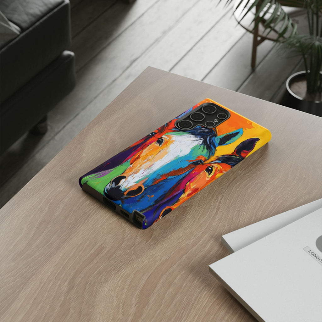 Colorful Horse Head Phone Case