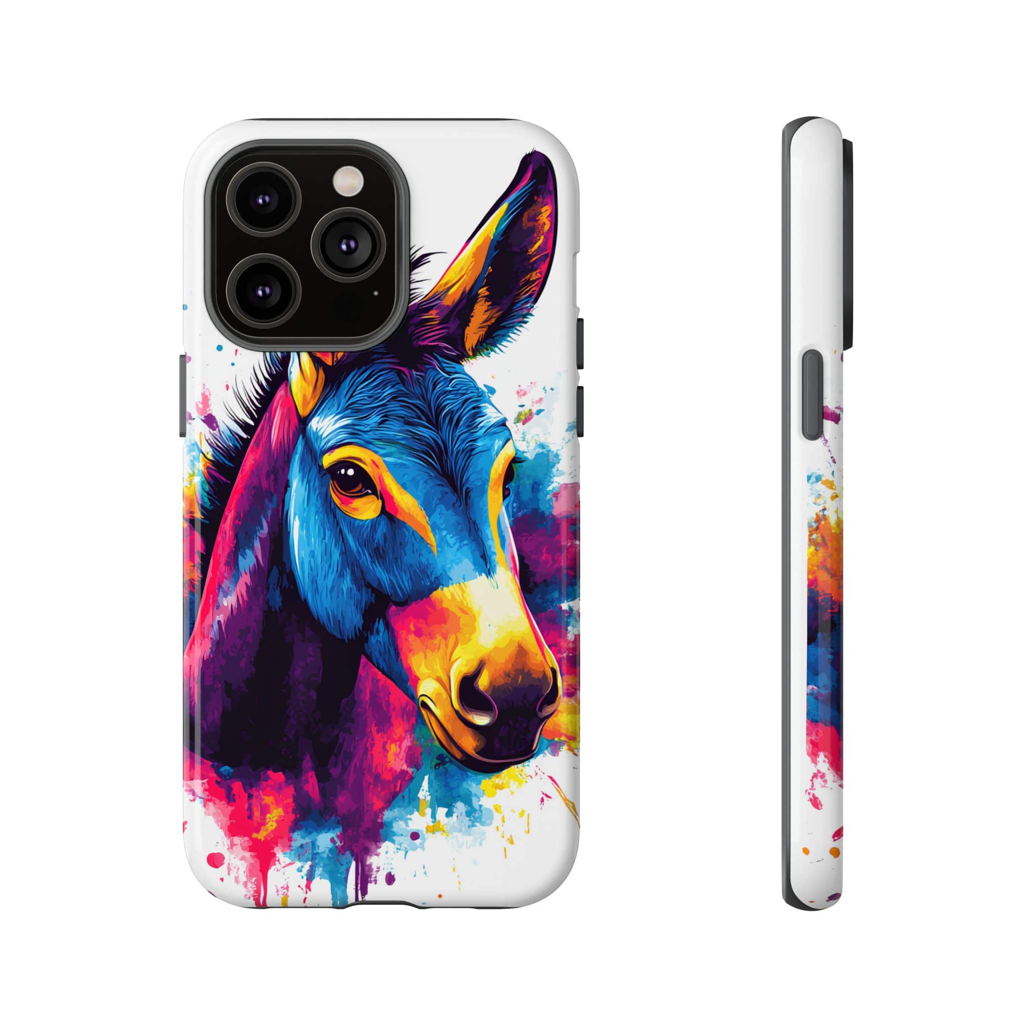 Color Splash Donkey Phone Case