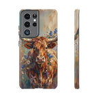 Texas Bluebonnet Longhorn Phone Case