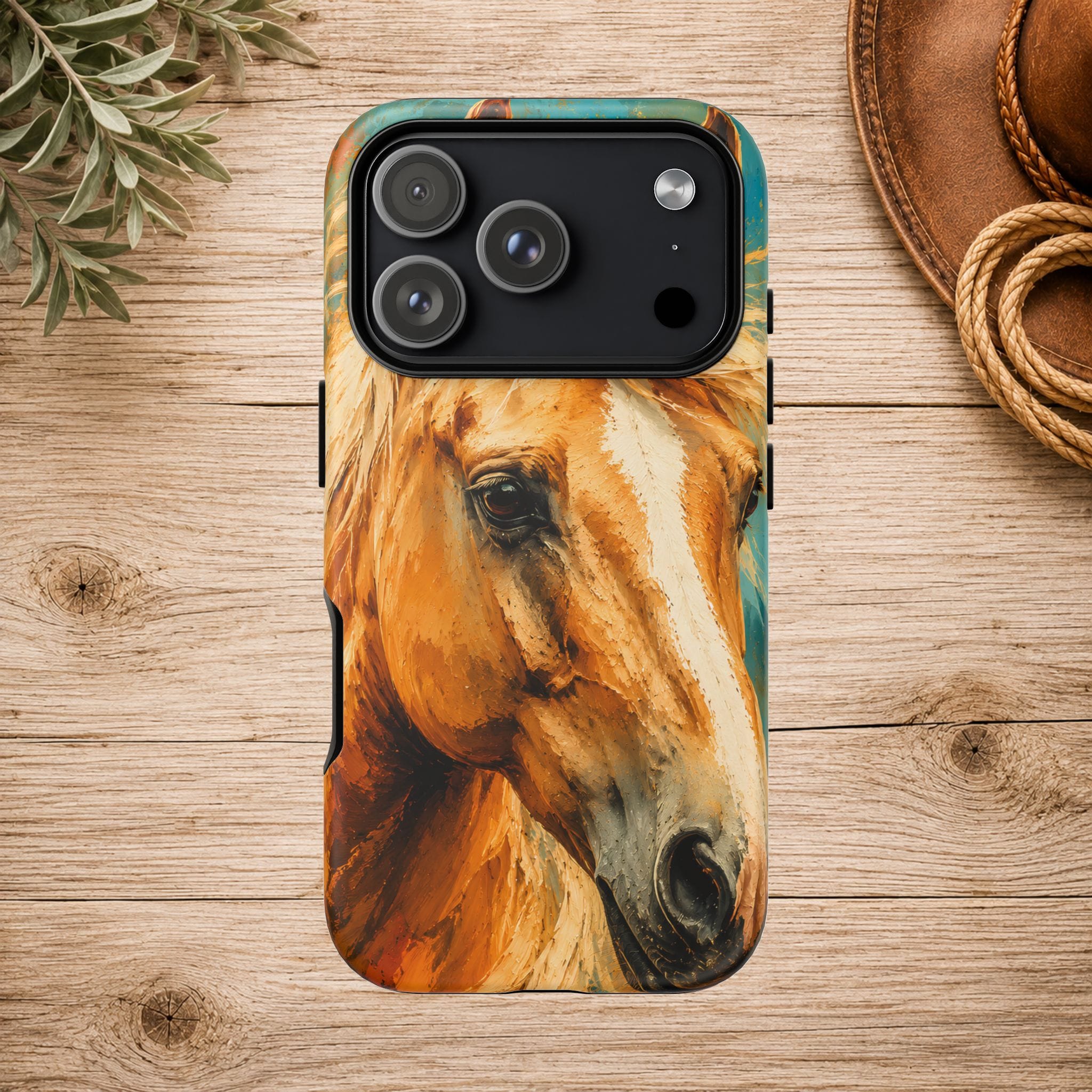 Golden Spirit Horse Phone Case