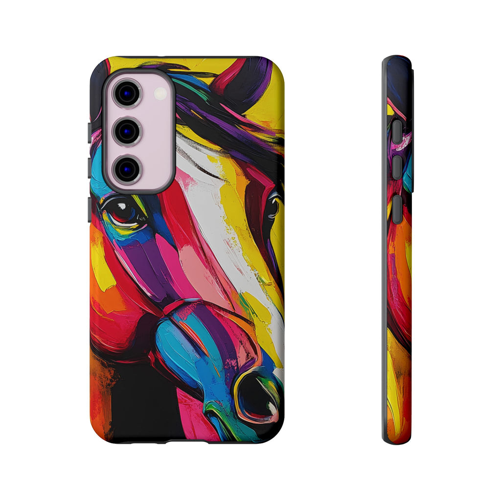 Abstract Colorful Horse Phone Case