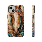 Boho Wildflower Horse Phone Case
