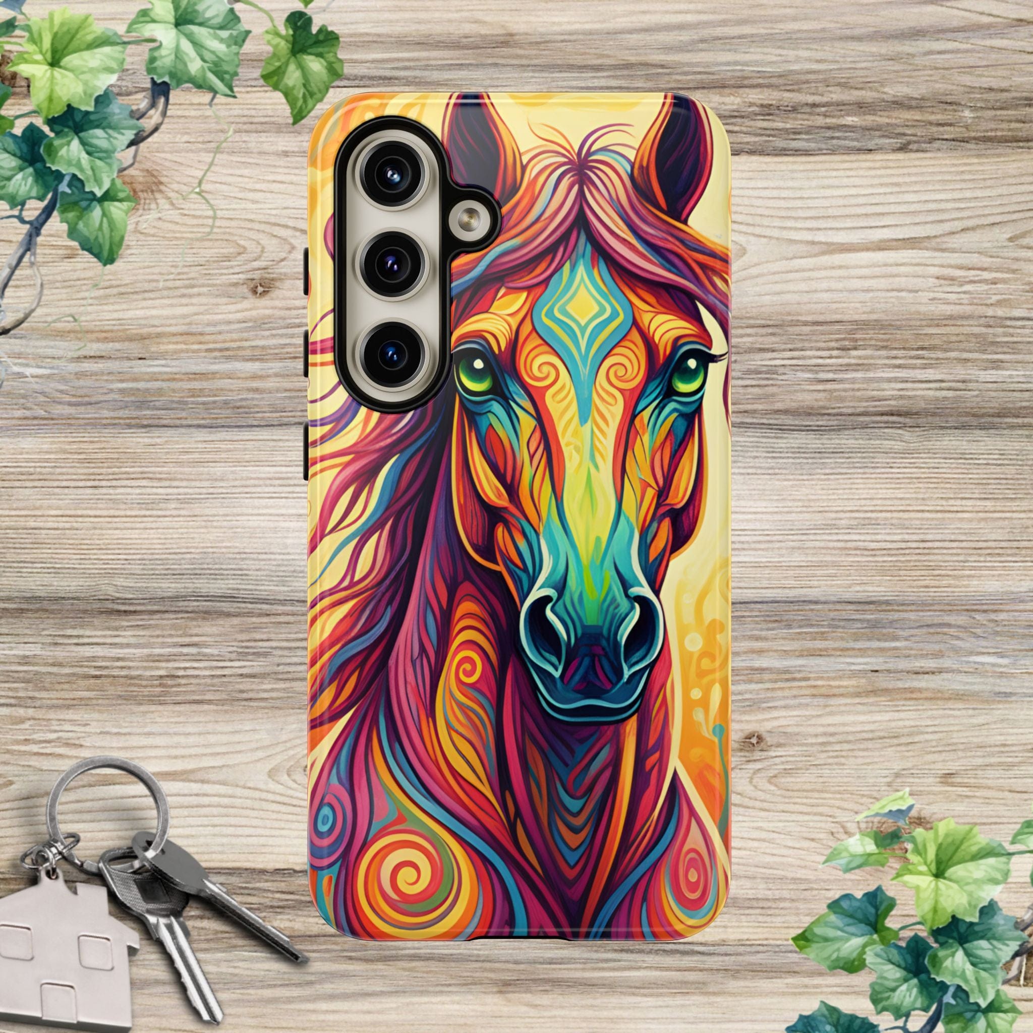 Vibrant Swirl Stallion - Phone Cover