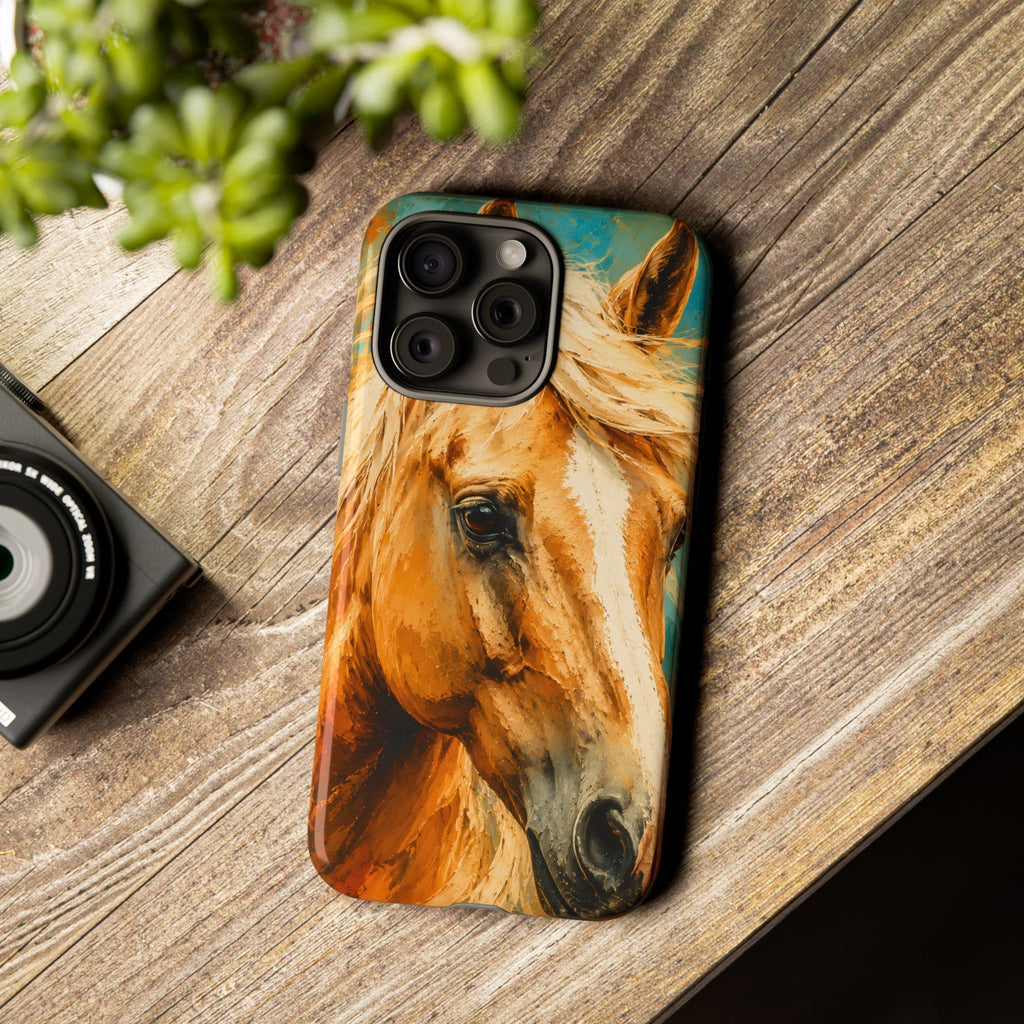 Golden Spirit Horse Phone Case