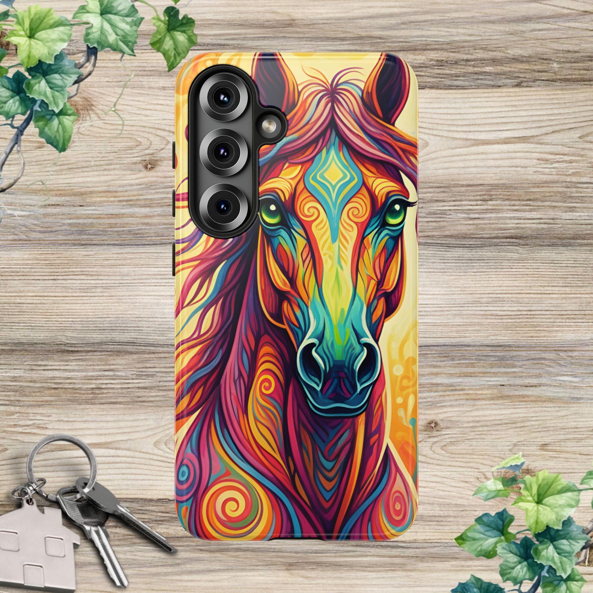 Vibrant Swirl Stallion - Phone Cover
