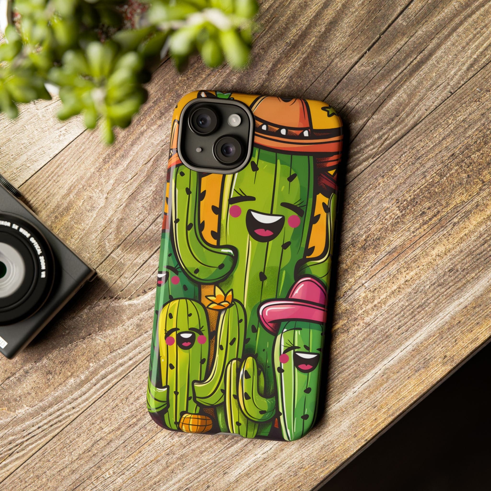 Happy Cactus Crew Phone Case