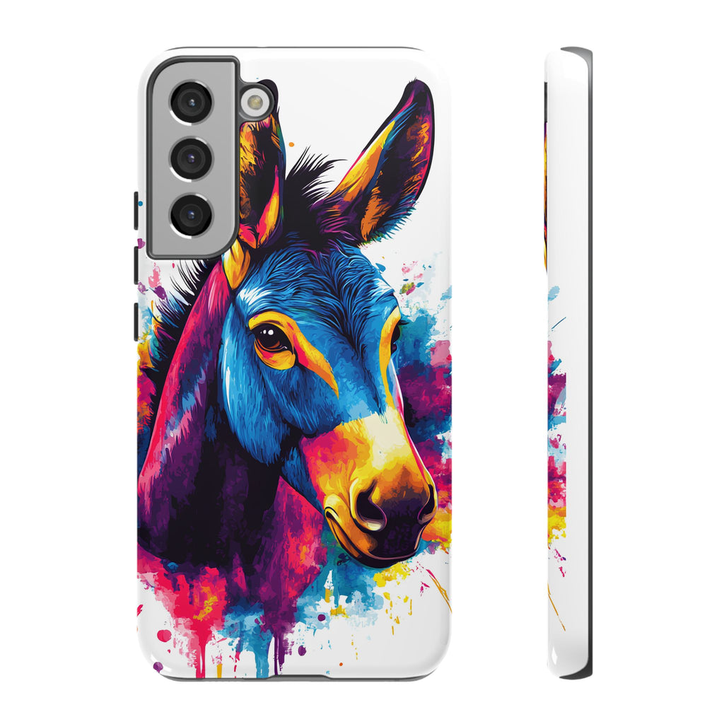 Color Splash Donkey Phone Case