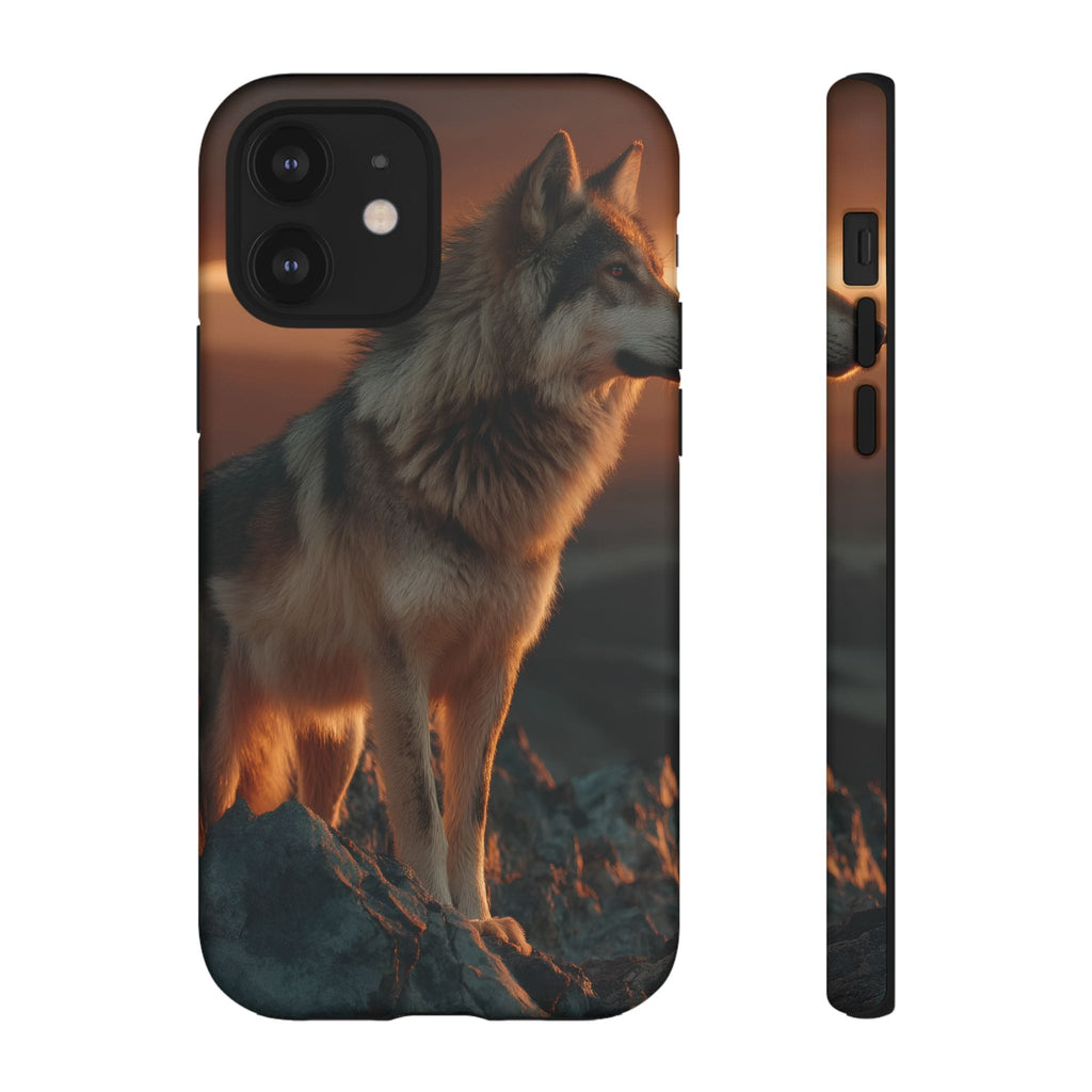 Wolf Sunset Phone Case
