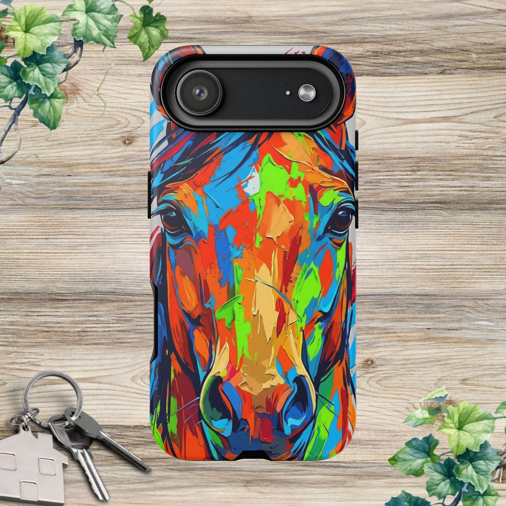 Colorful Abstract Horse Phone Case