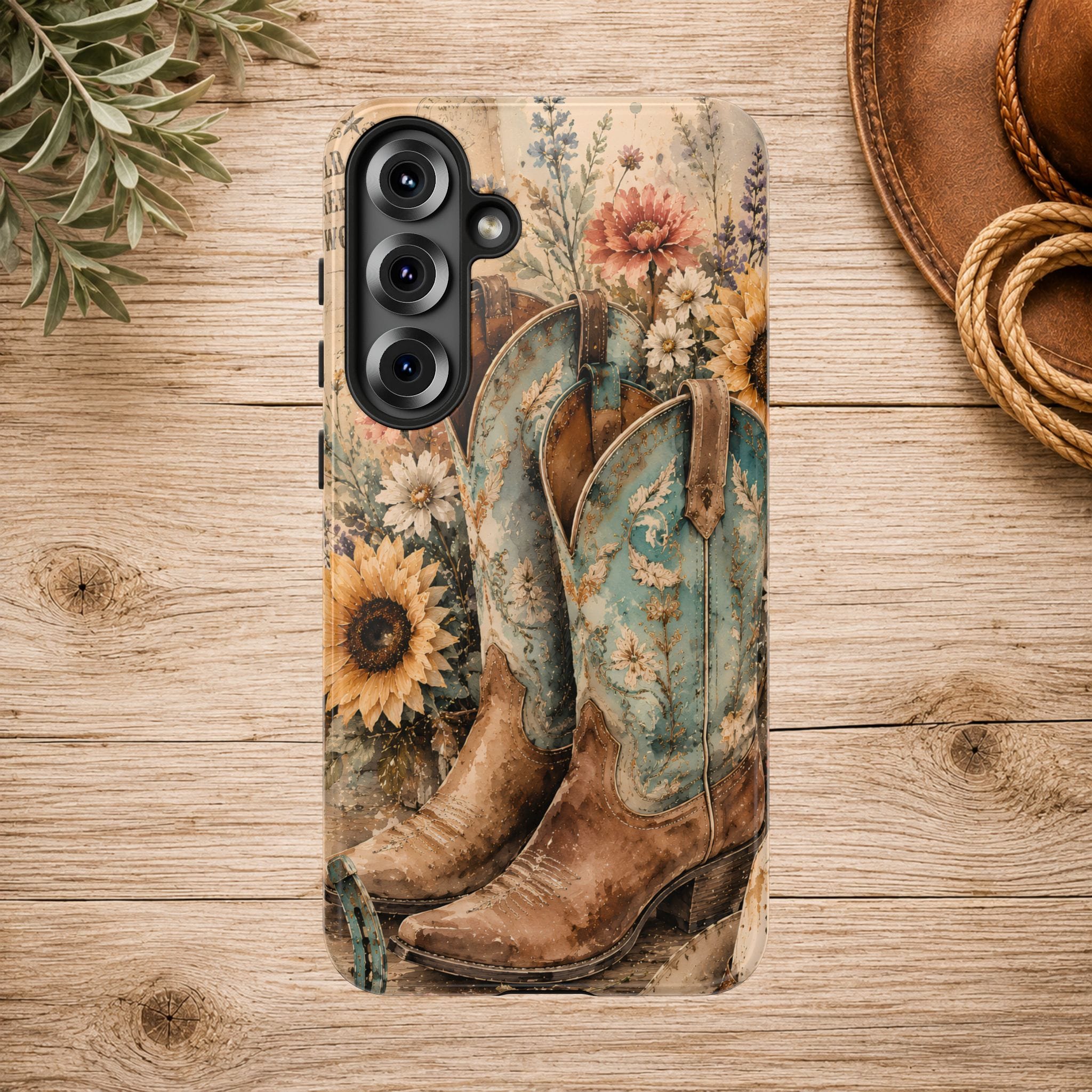 Rustique Sunflower Western iPhone Cover