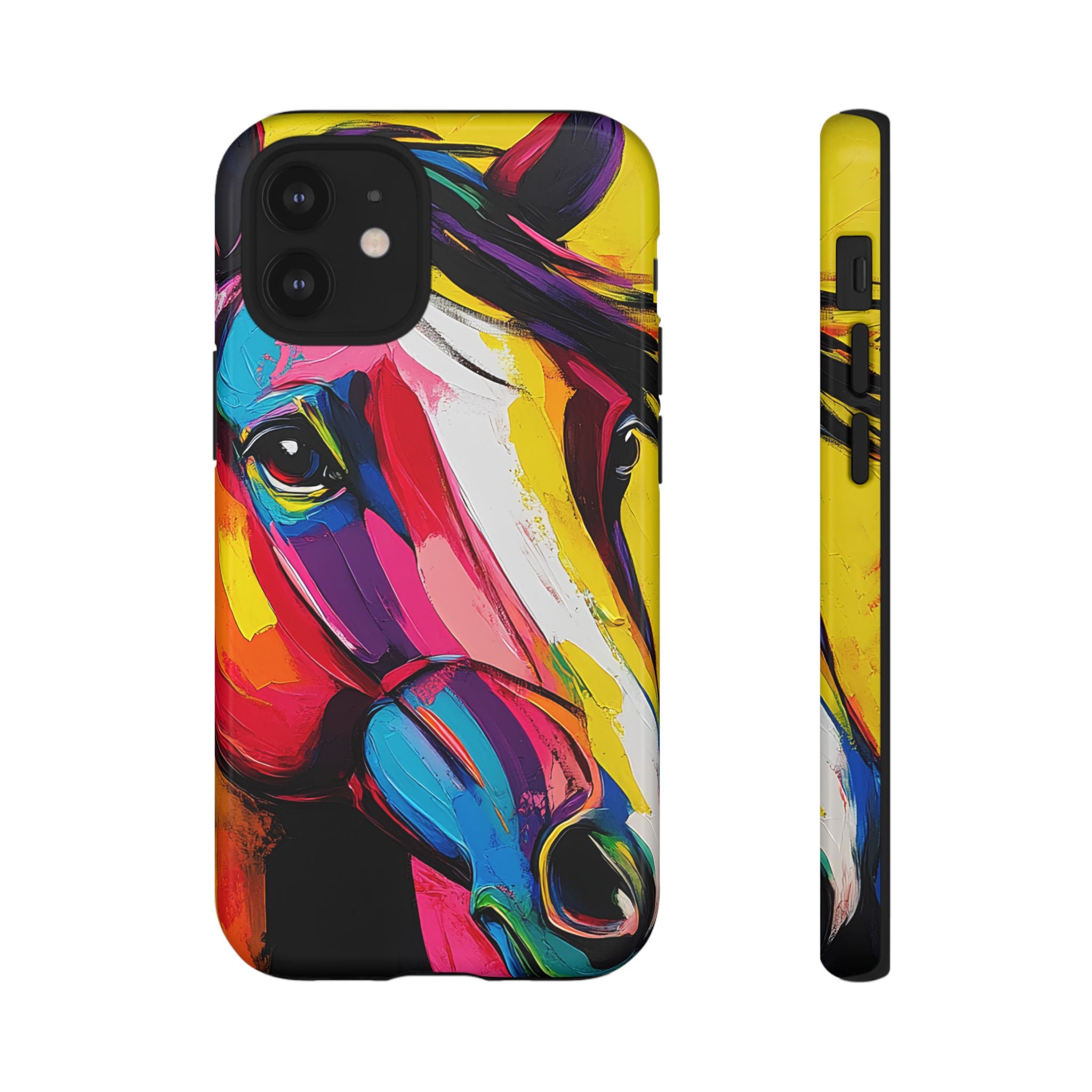Abstract Colorful Horse Phone Case