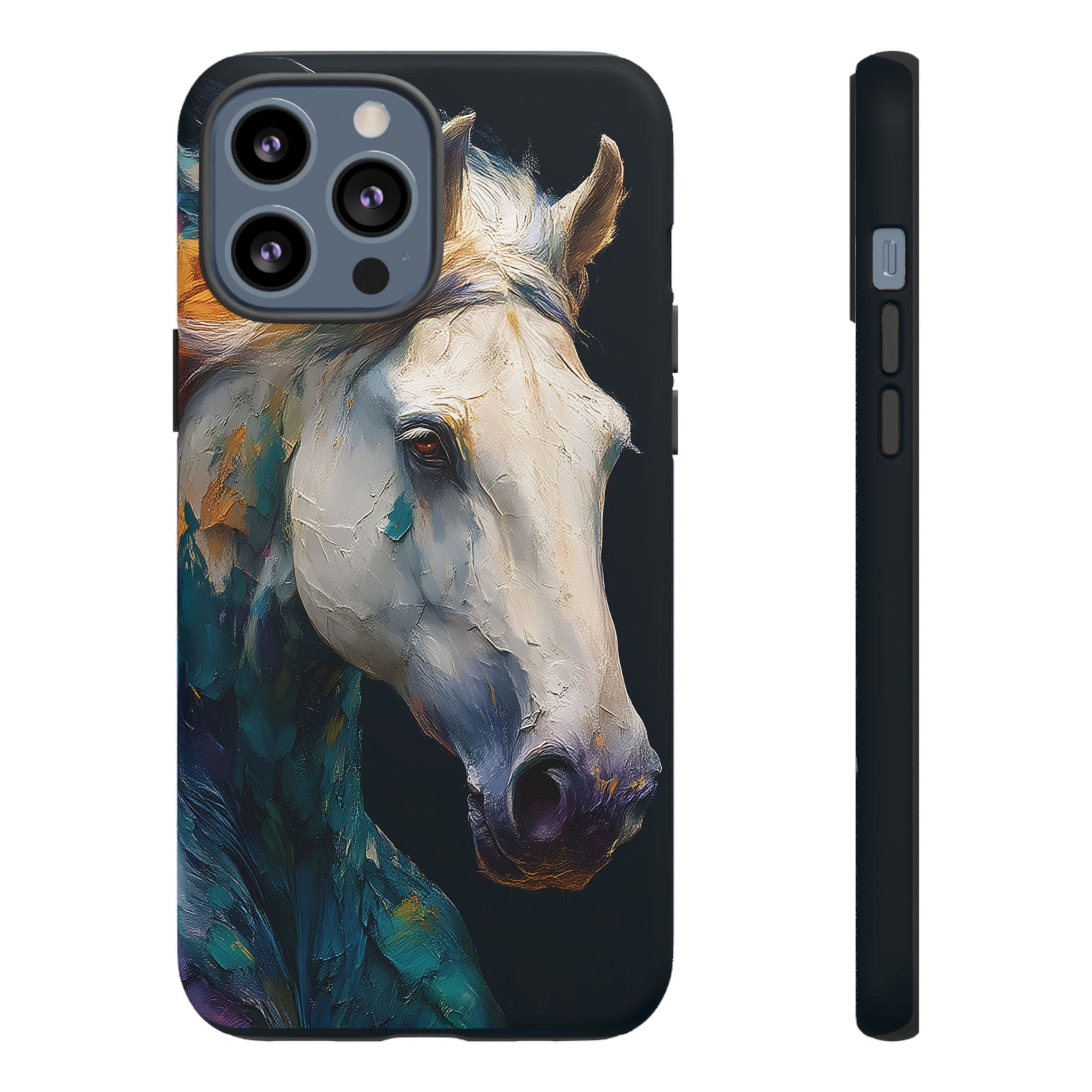 White Horse Art Phone Case