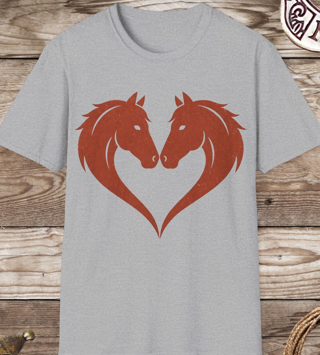 Horse Love Heart T-Shirt