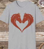 Horse Love Heart T-Shirt