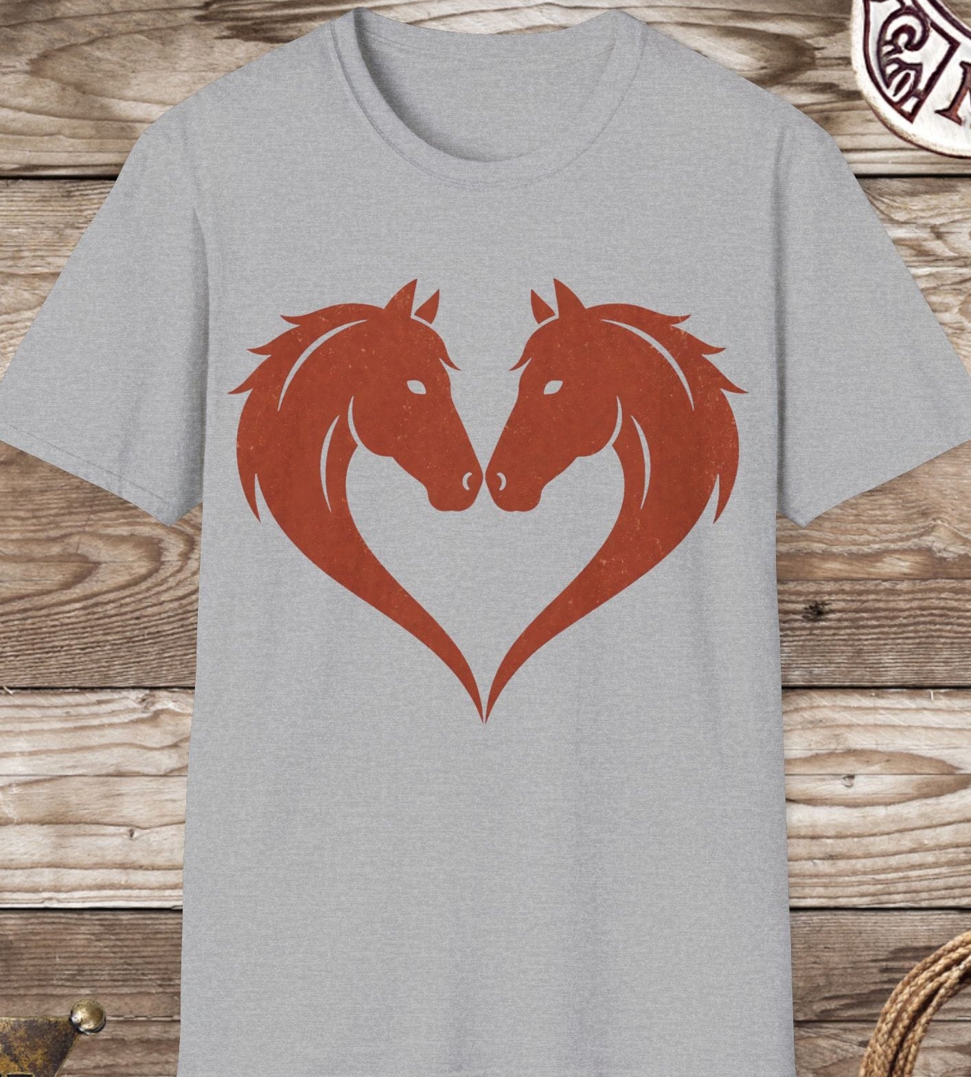 Horse Love Heart T-Shirt
