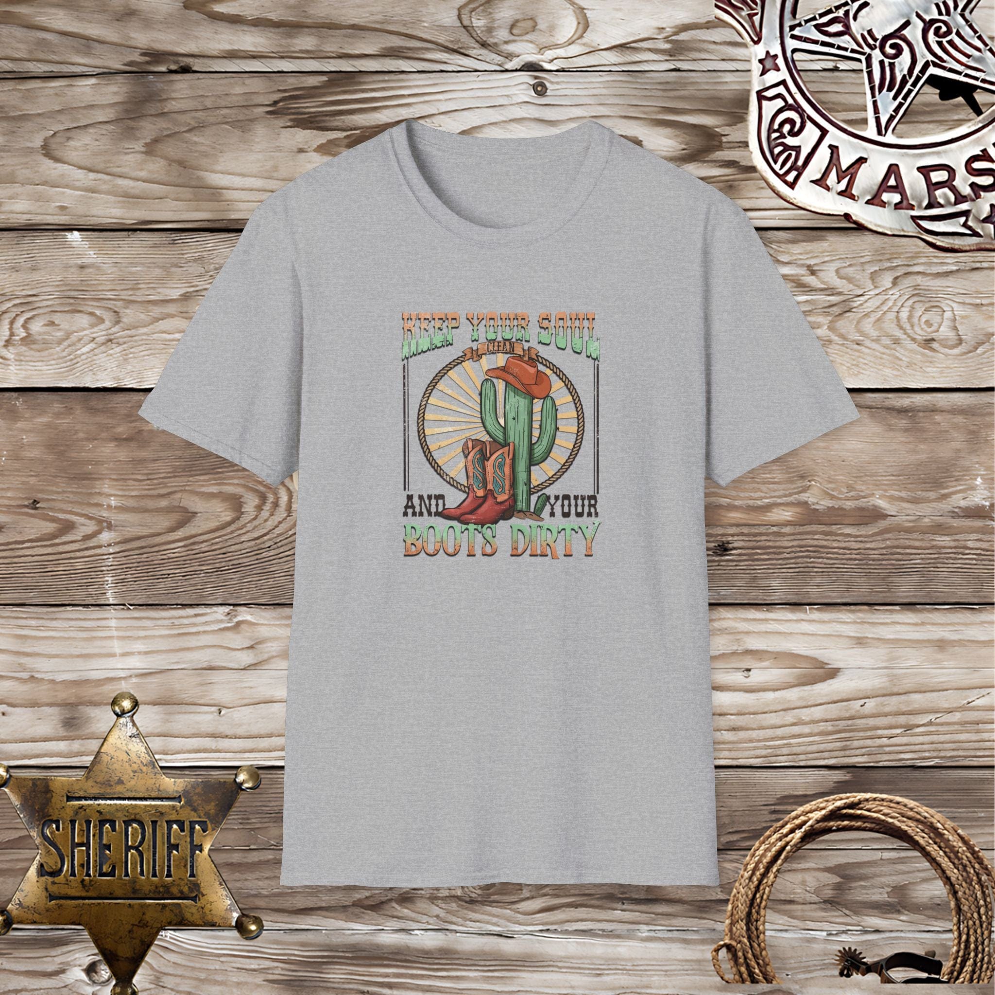 Soul Clean and Boots Dirty-T-Shirt