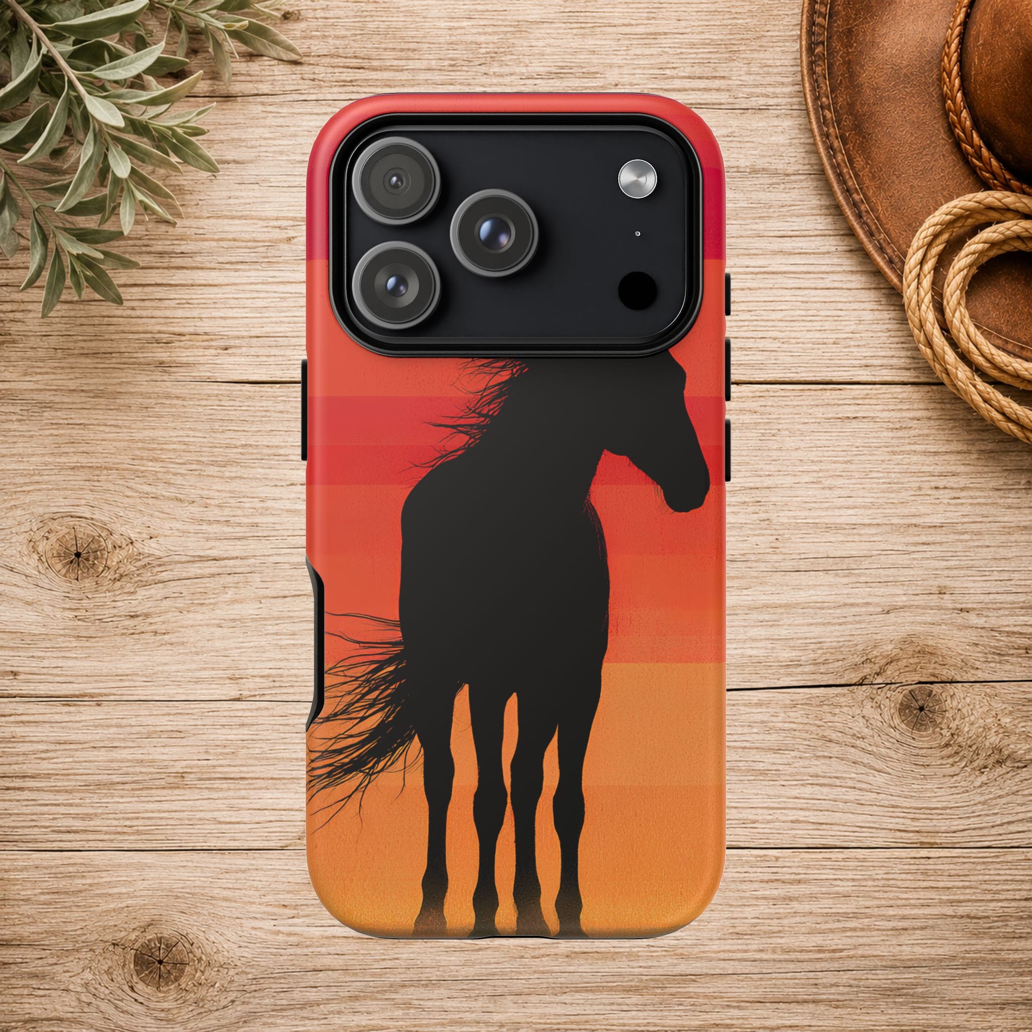 Sunset Spirit Horse Phone Case