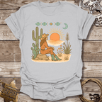 Boho Sunset Graphic for Nature Lovers-T-Shirt