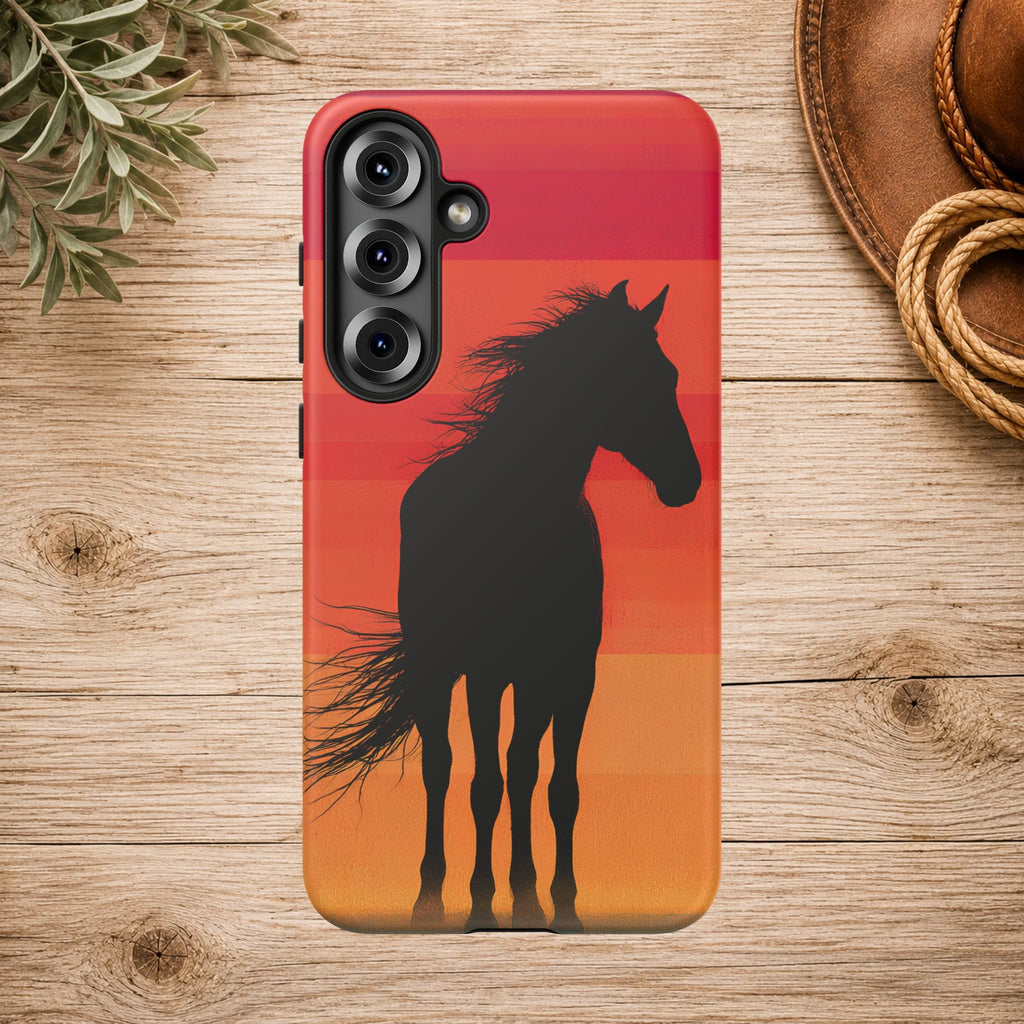 Sunset Spirit Horse Phone Case