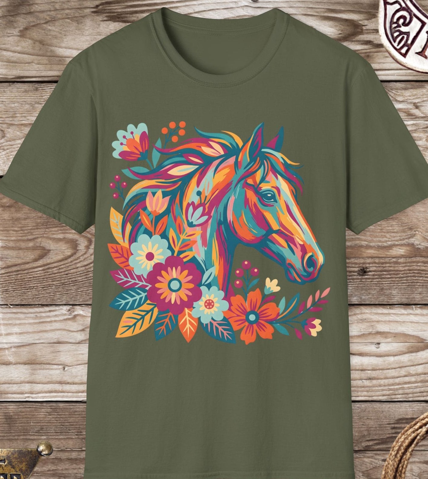 Wildflower Spirit Horse T-Shirt