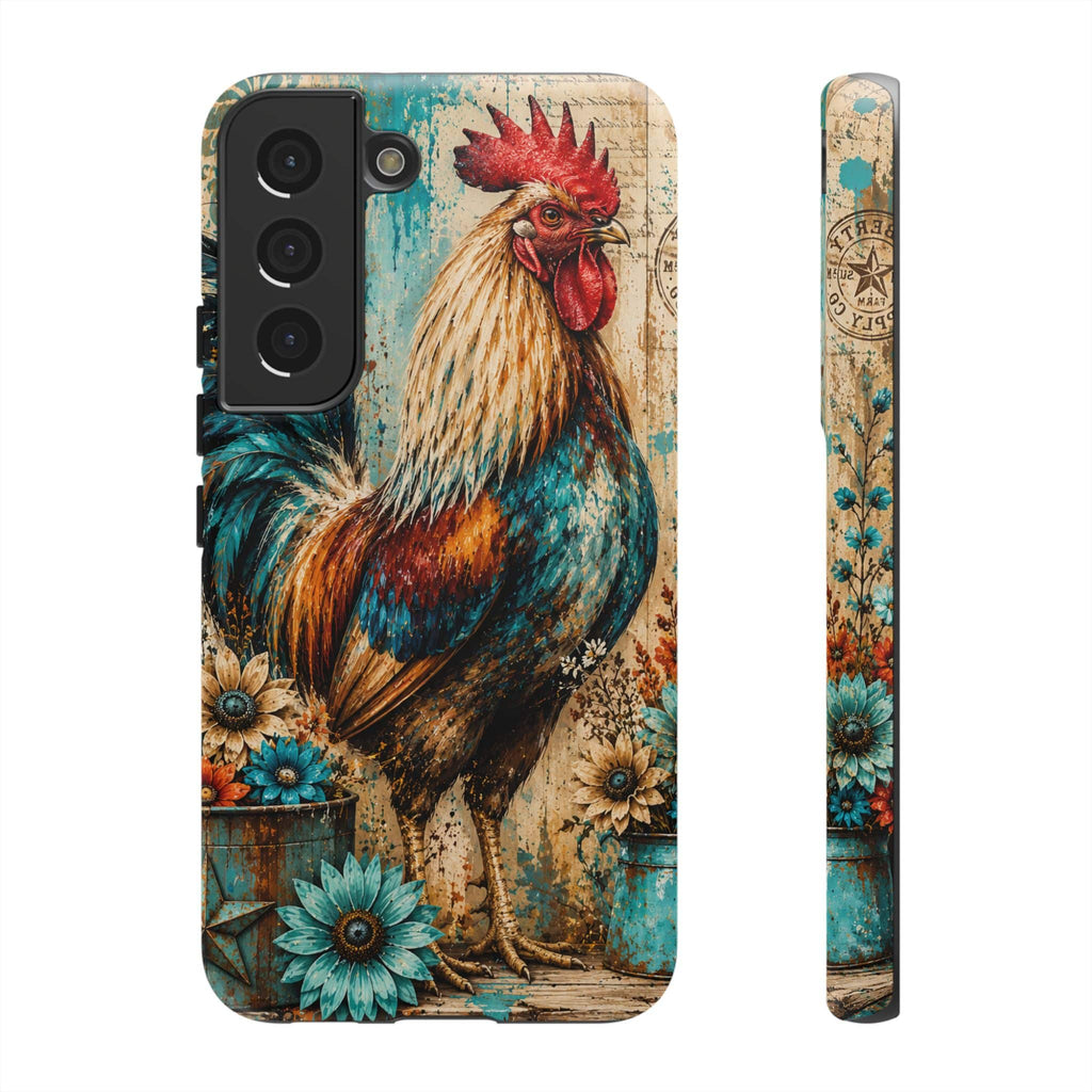 Rustic Farmhouse Rooster Phone Case