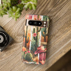 Southwestern Floral Cactus -Tough Case