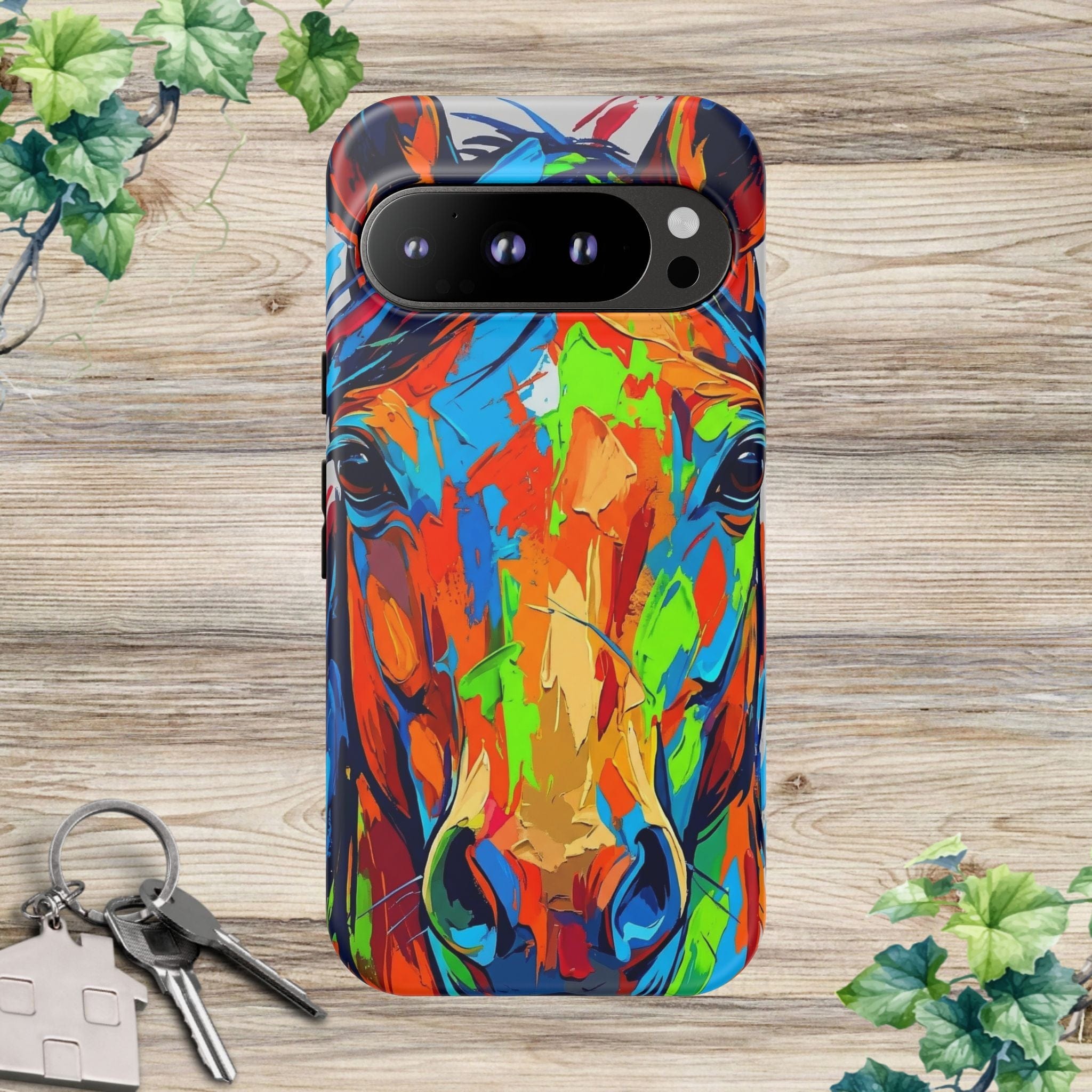 Colorful Abstract Horse Phone Case