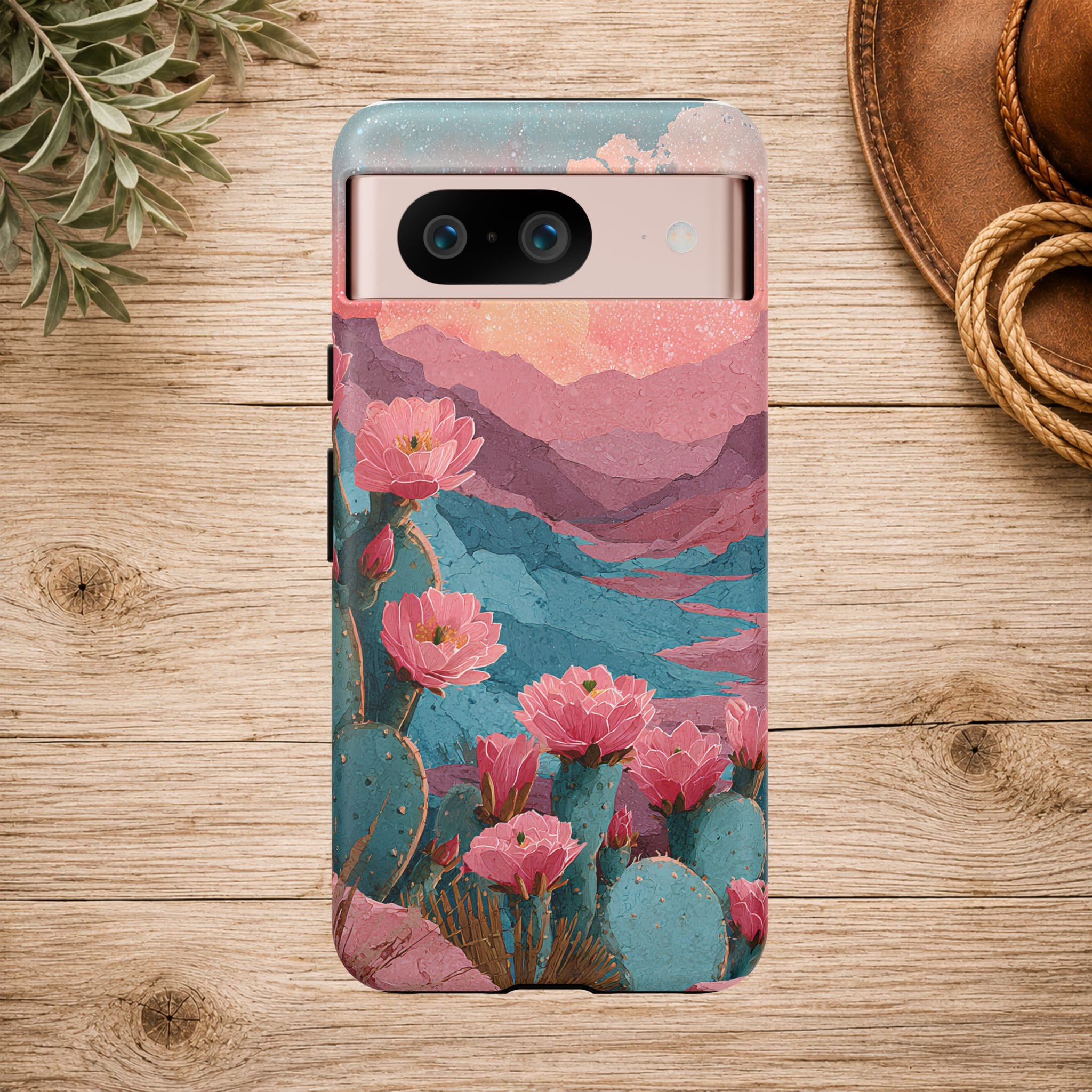 Desert Bloom Sunset Phone Case