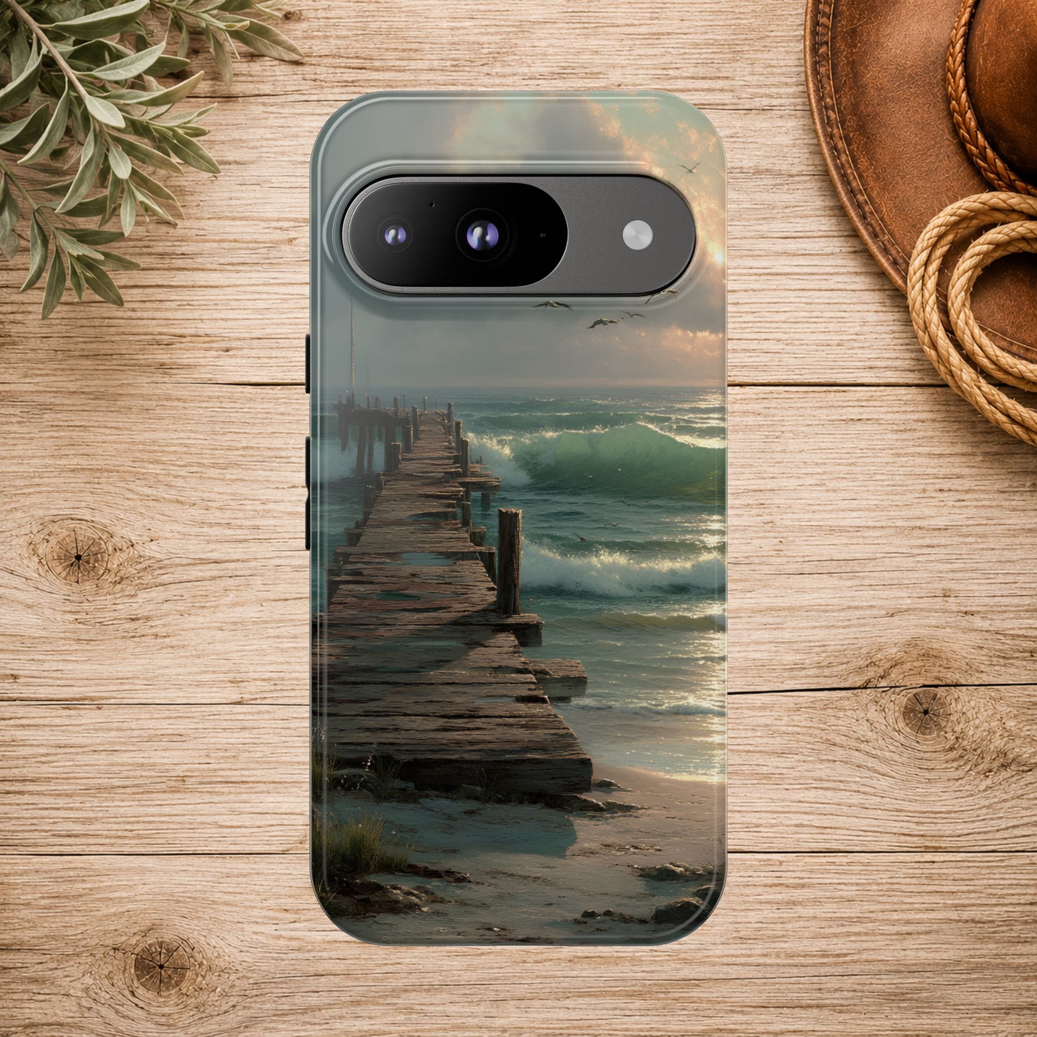 Wooden  Seaside Pier Phone Case