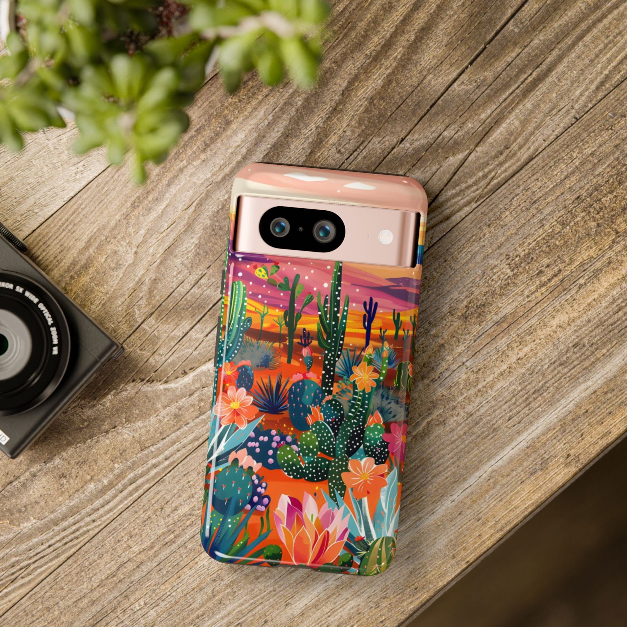 Colorful Cactus Phone Case