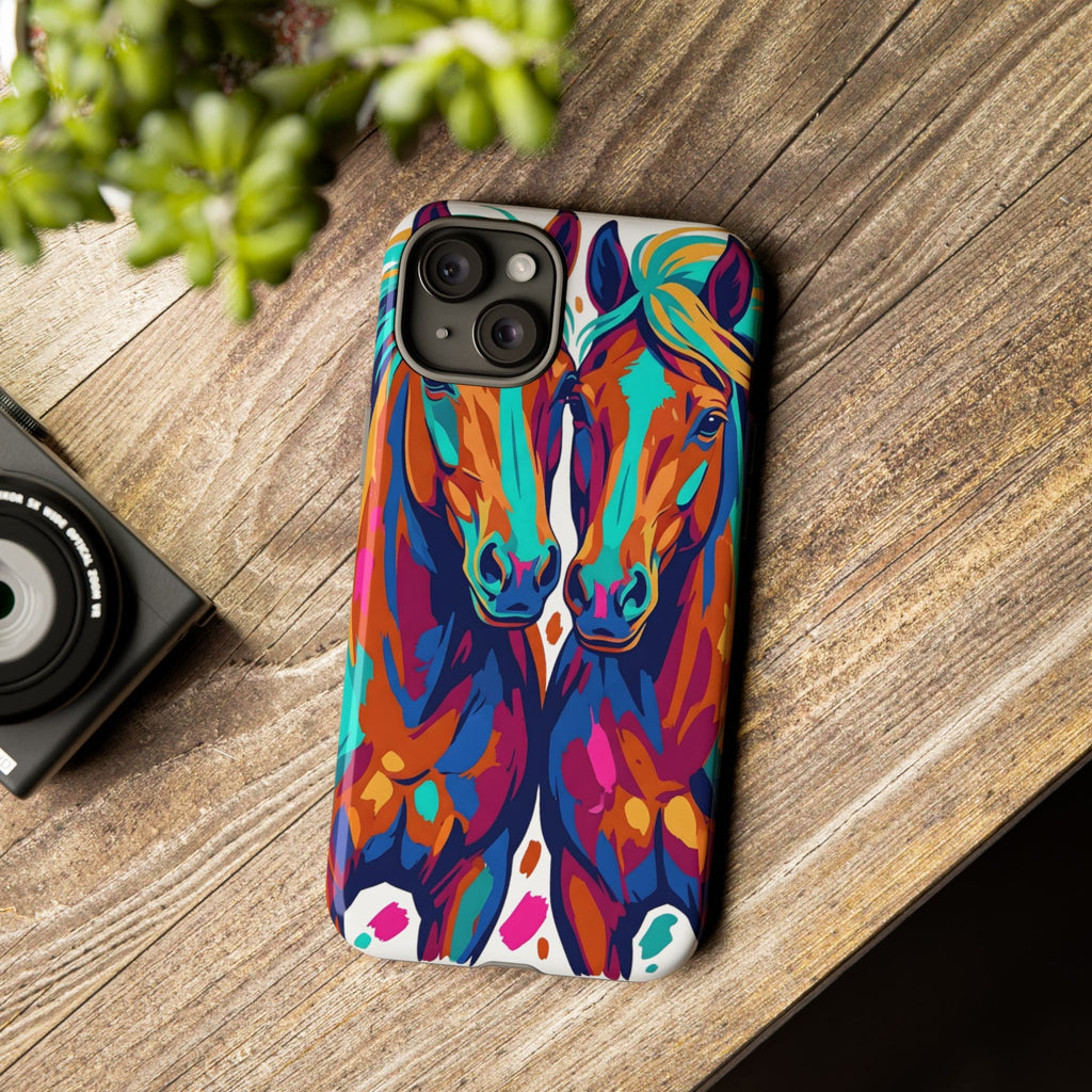 Vibrant Pop Art Equine Phone Case