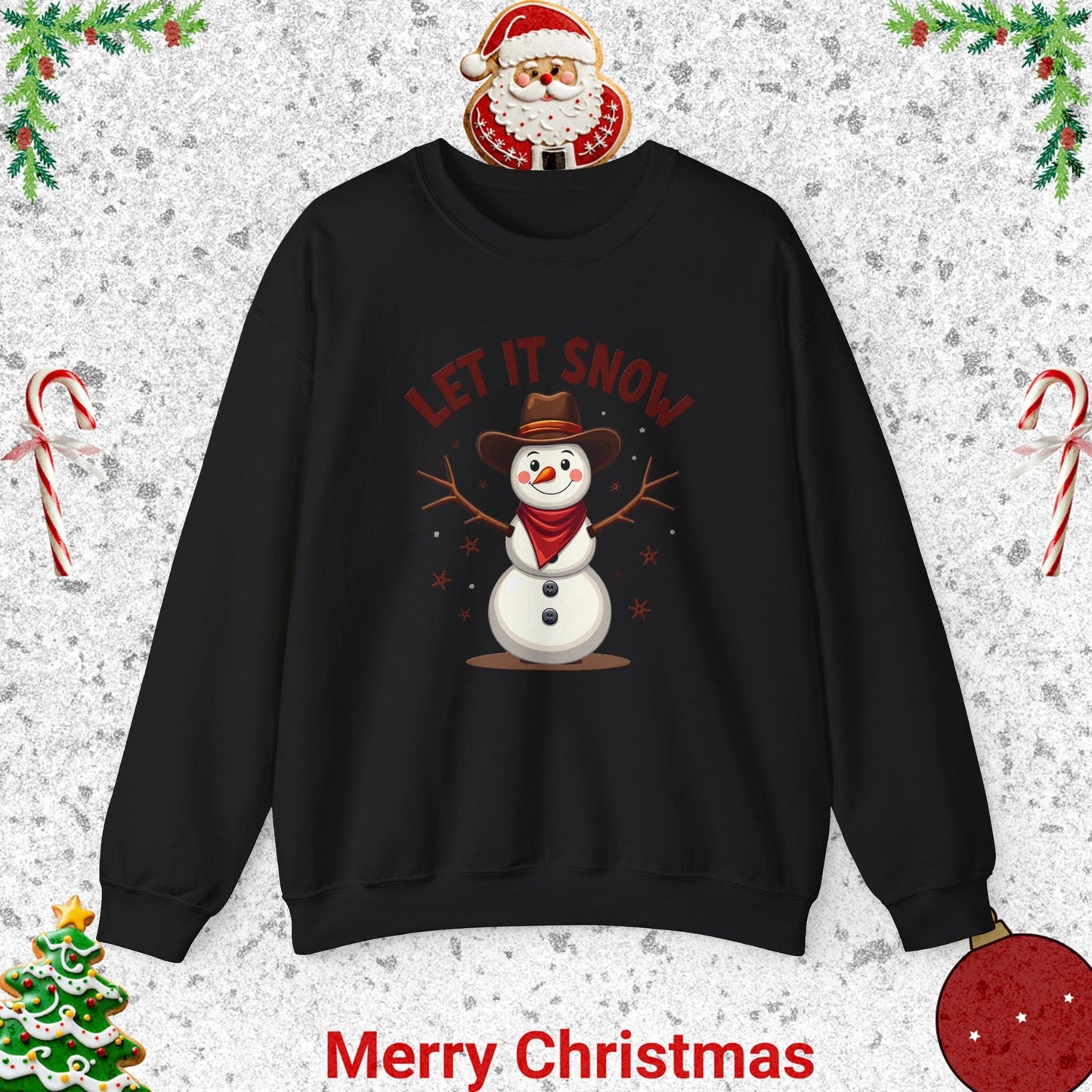 Unisex Heavy Blend™ Crewneck Sweatshirt - Let It Snow