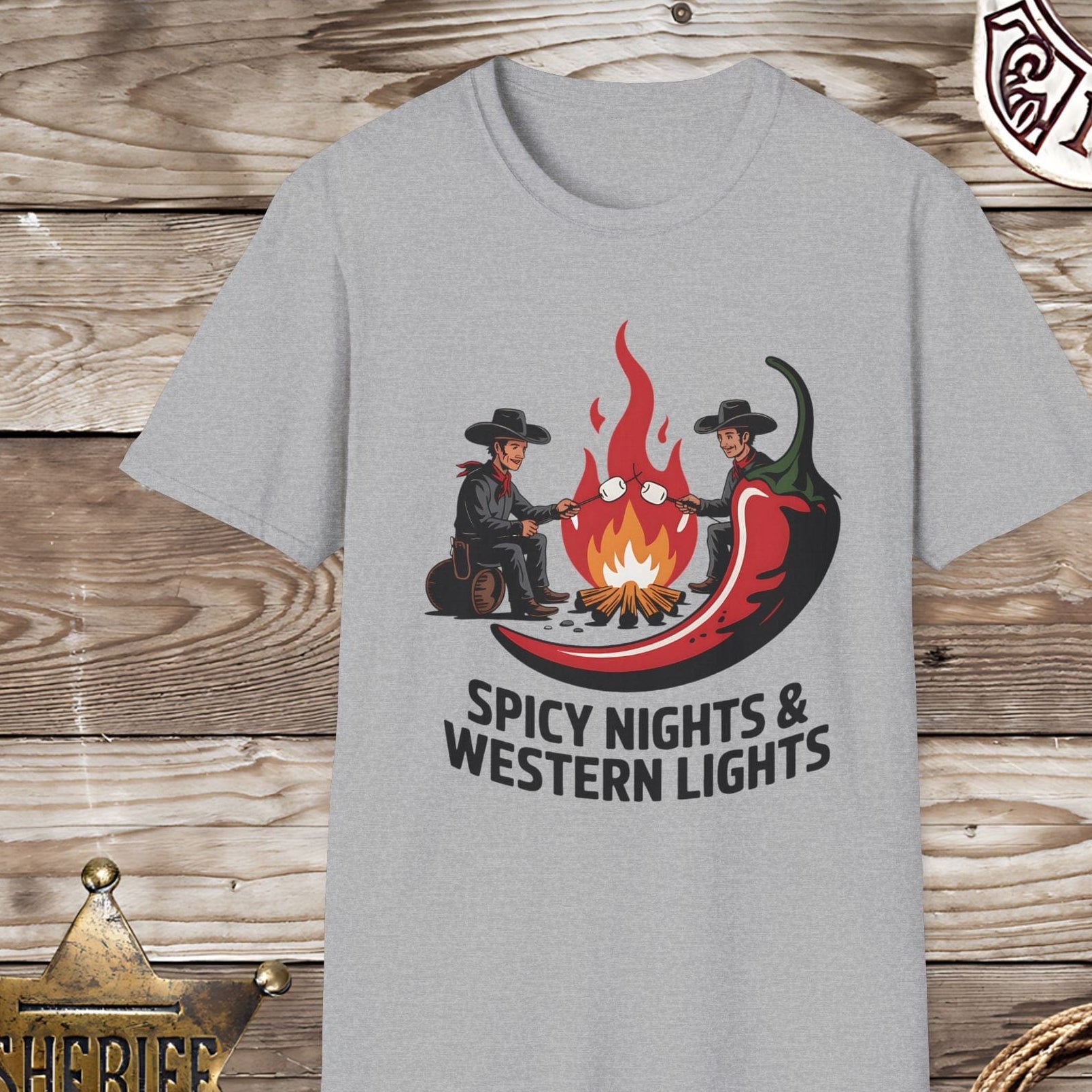 Spicy Nights & Western Lights-T-Shirt
