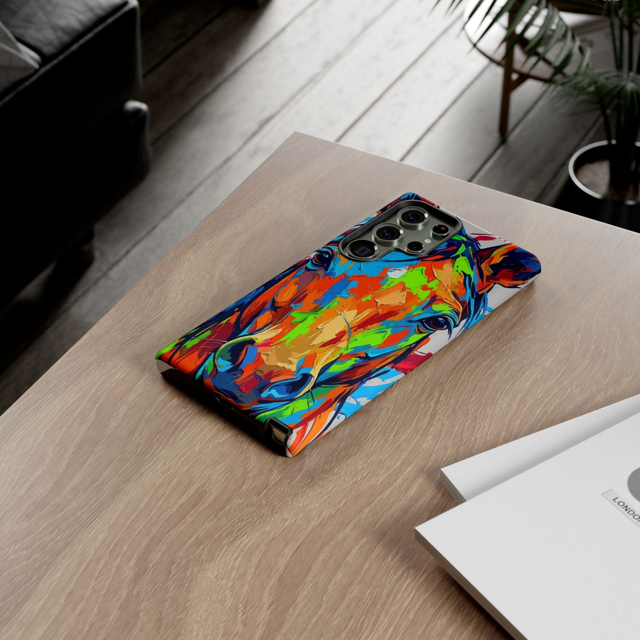 Colorful Abstract Horse Phone Case