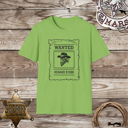 Softstyle Unisex T-Shirt: Wanted