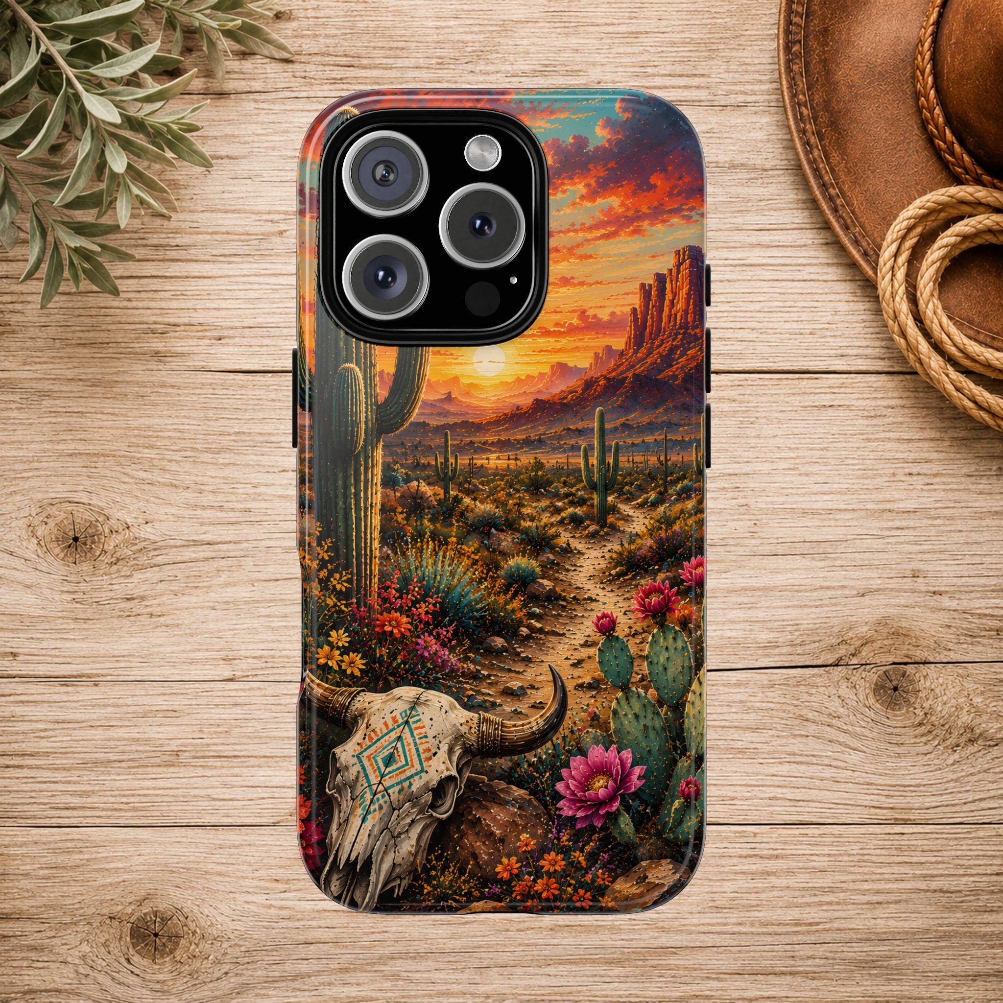 Southwest Desert Sunset Phone Case