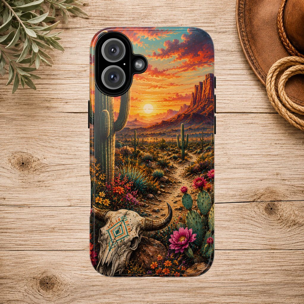 Southwest Desert Sunset Phone Case