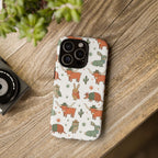 Armadillo, Longhorn, Owl & Bunny Pattern-Phone Case
