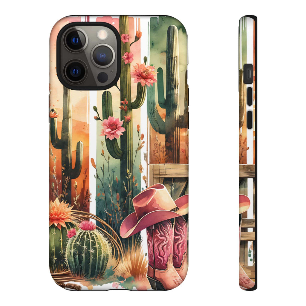 Southwestern Floral Cactus -Tough Case