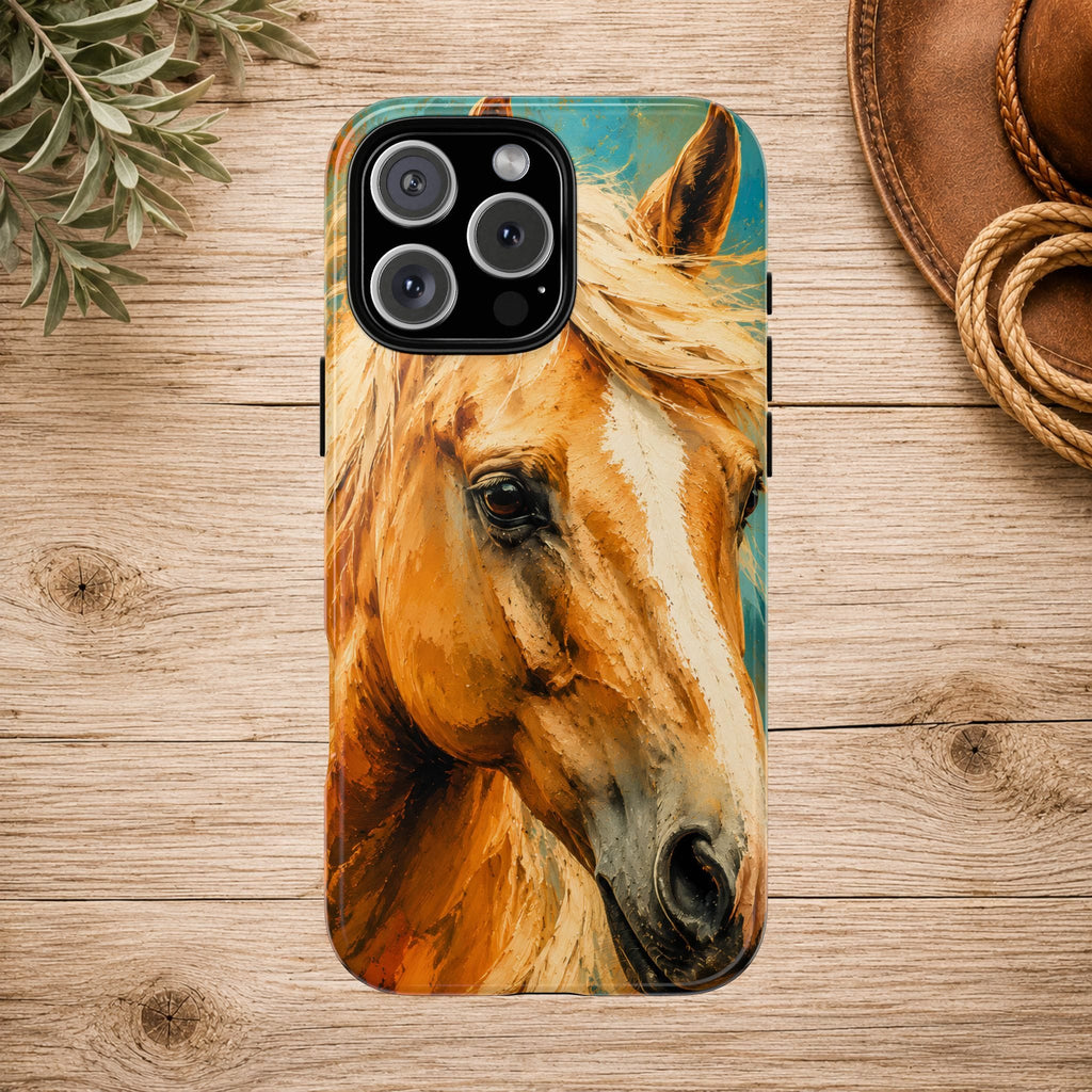 Golden Spirit Horse Phone Case