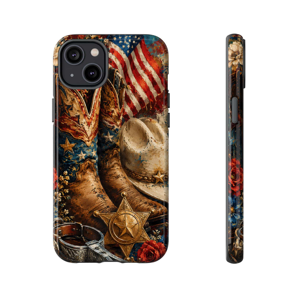 Patriotic Cowgirl Phone Case