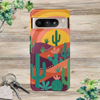 Desert Sunset Cactus Phone Case