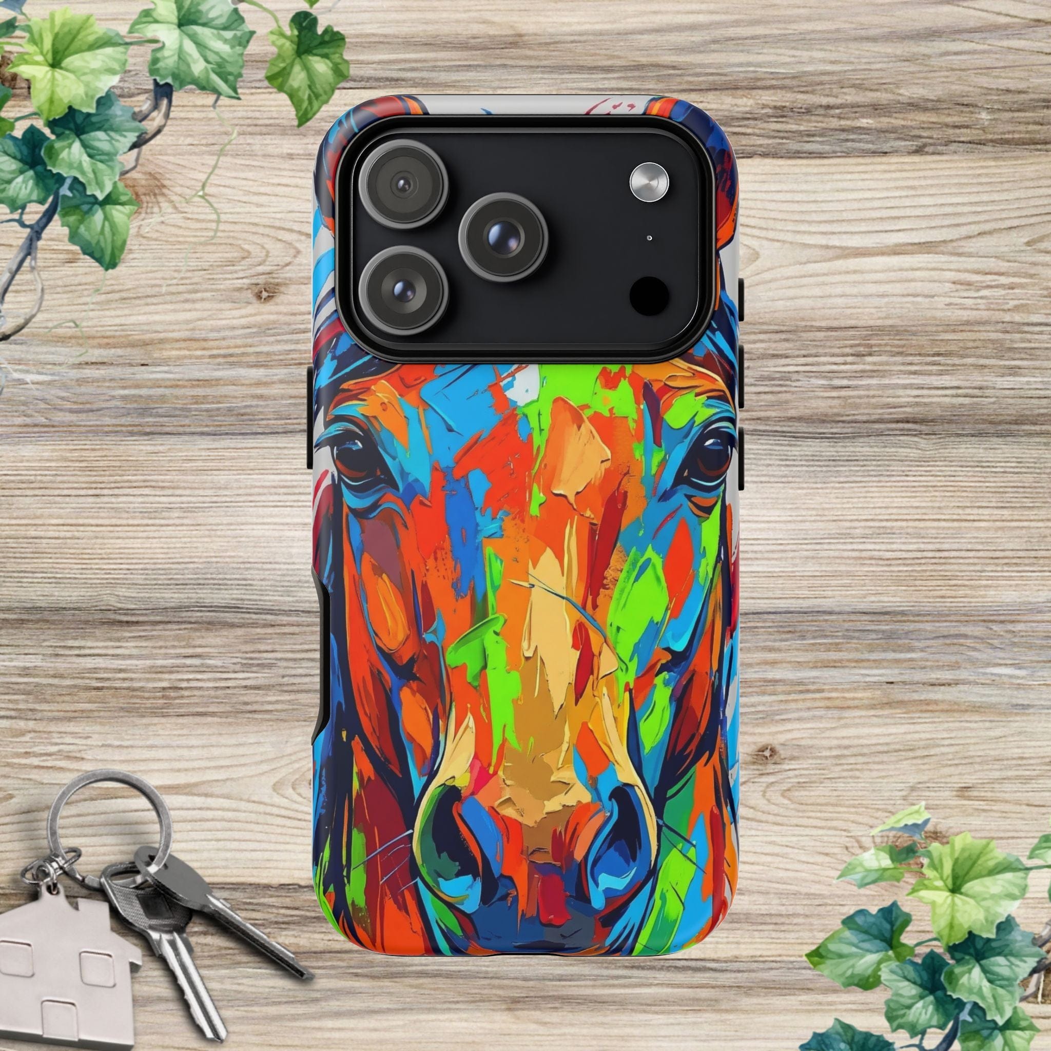 Colorful Abstract Horse Phone Case