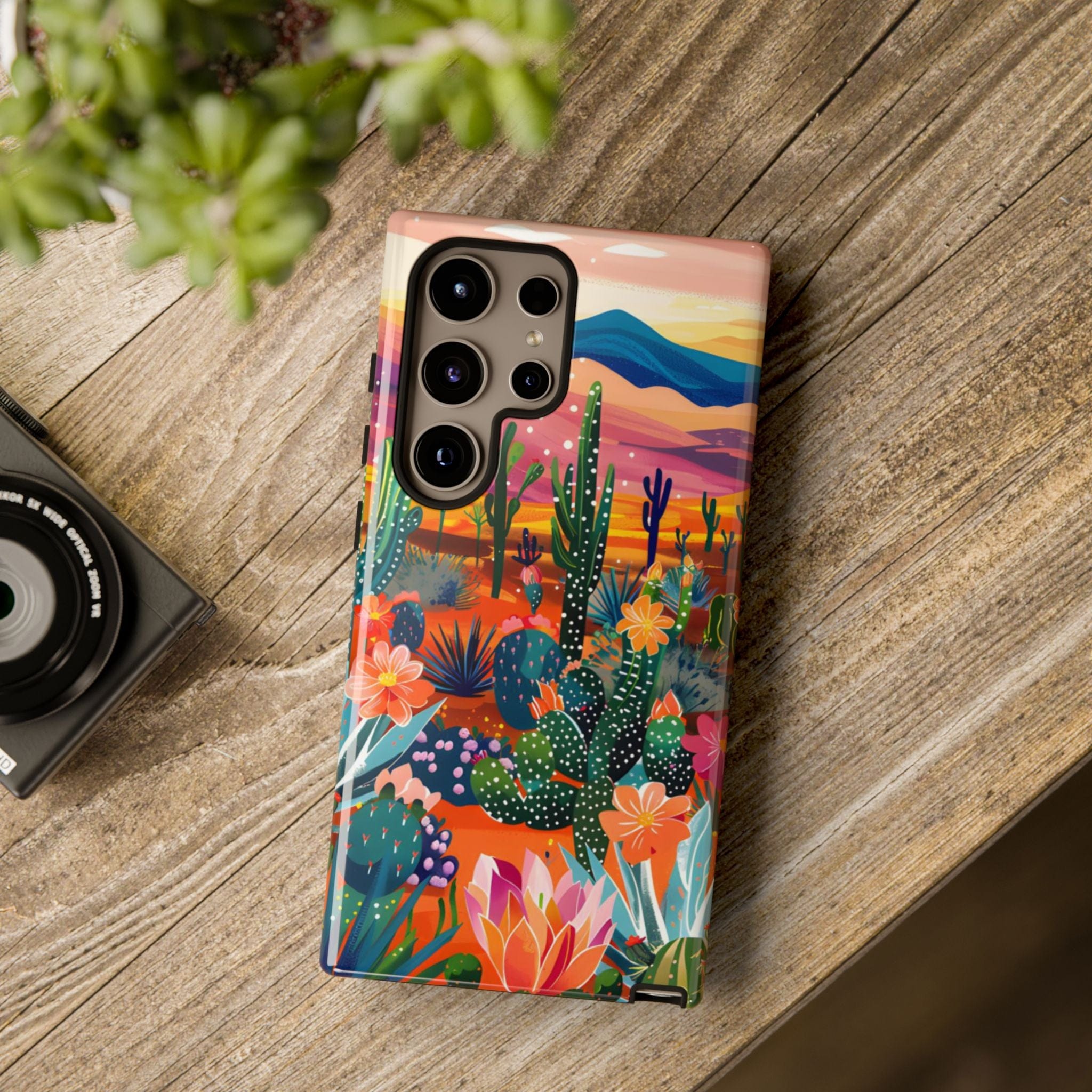 Colorful Cactus Phone Case