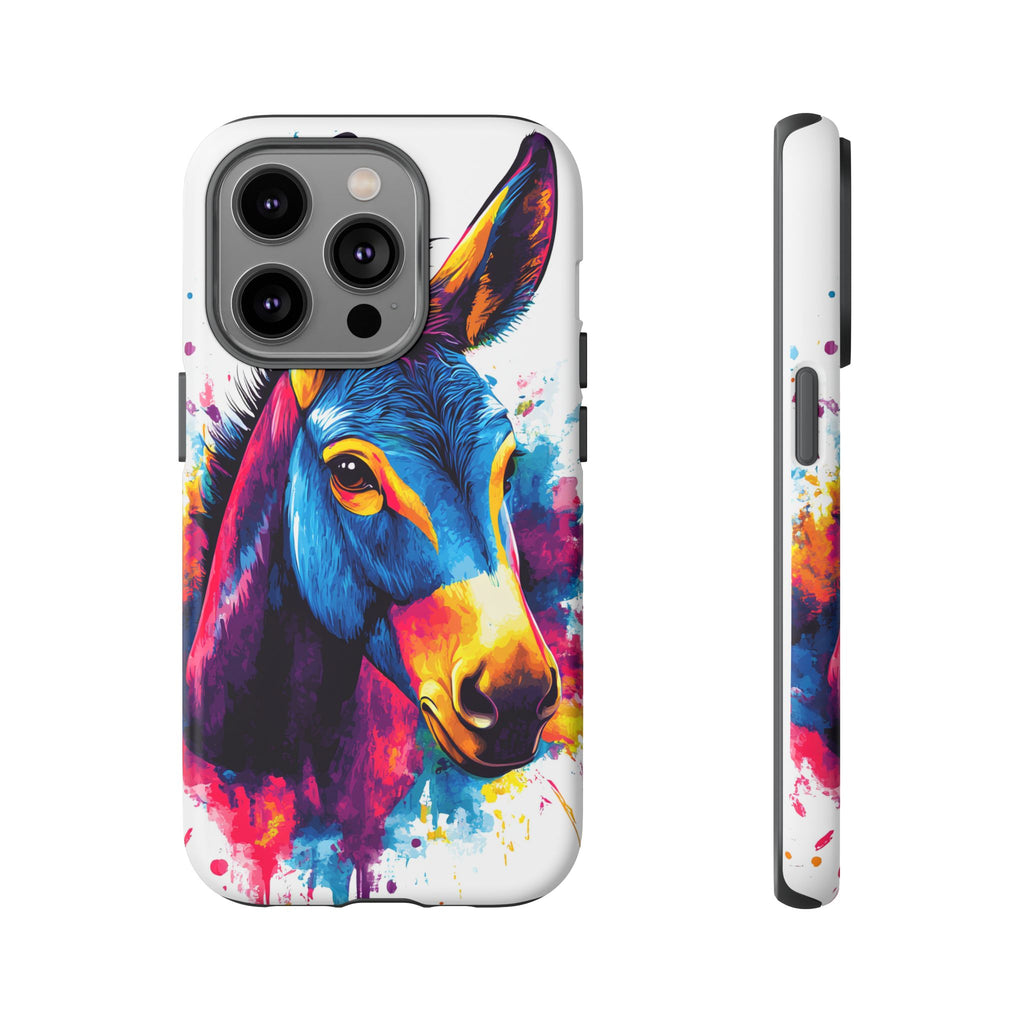 Color Splash Donkey Phone Case
