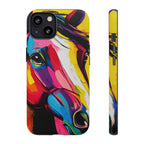 Abstract Colorful Horse Phone Case