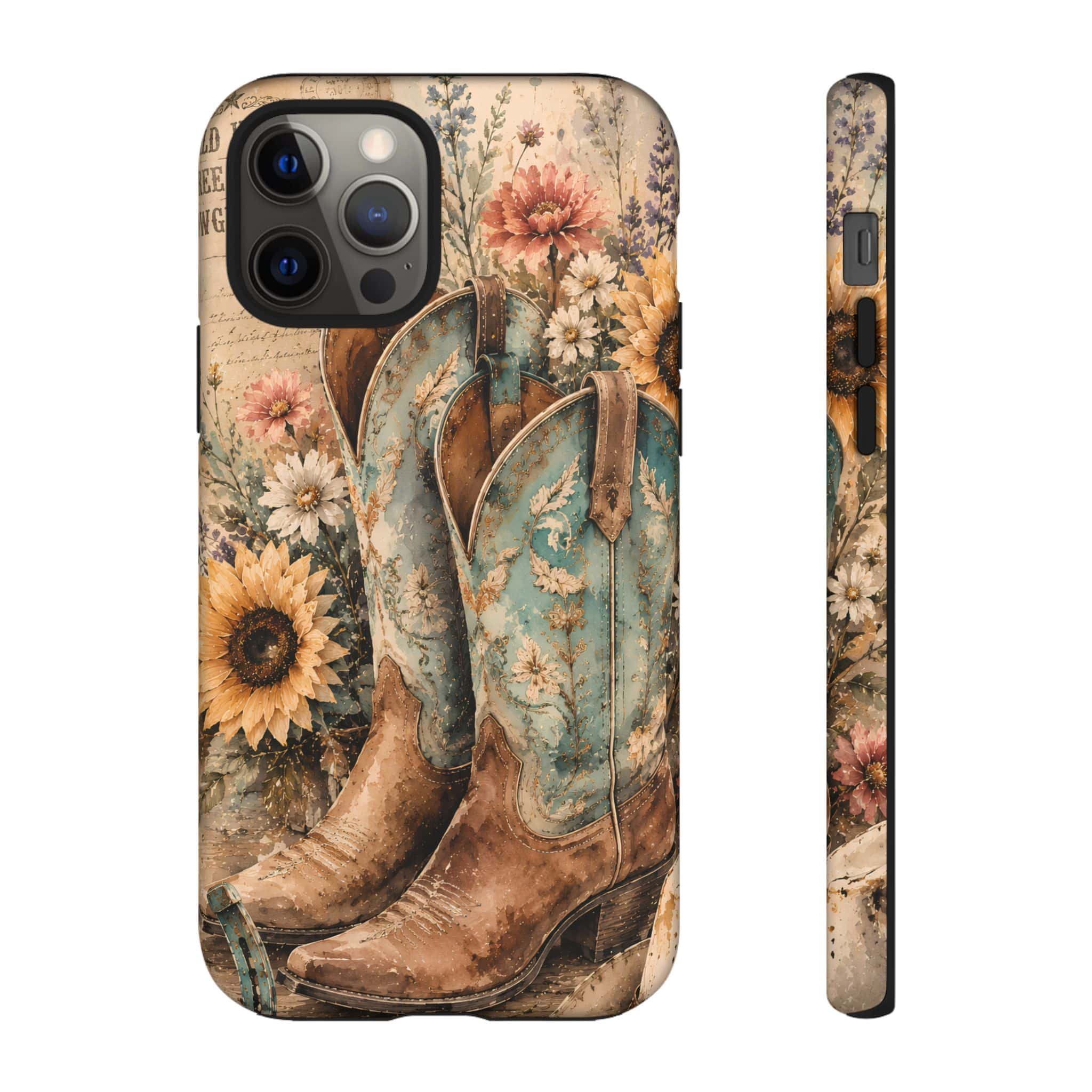 Rustique Sunflower Western iPhone Cover