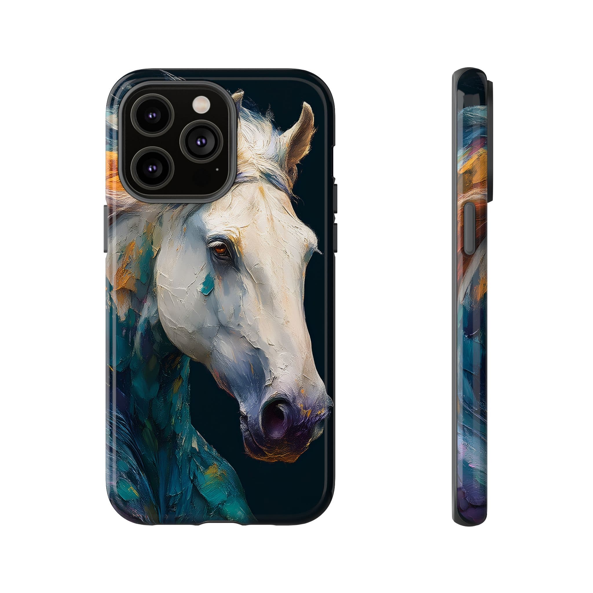 White Horse Art Phone Case
