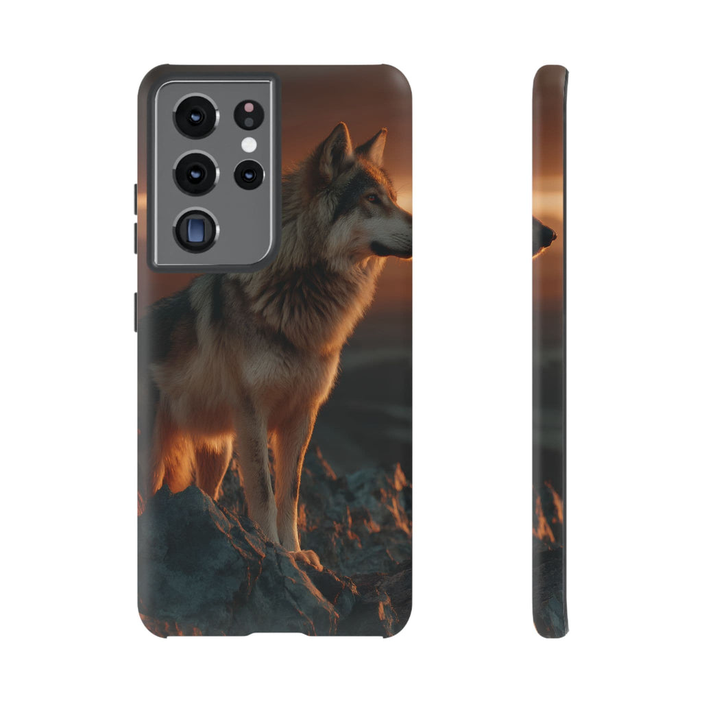 Wolf Sunset Phone Case